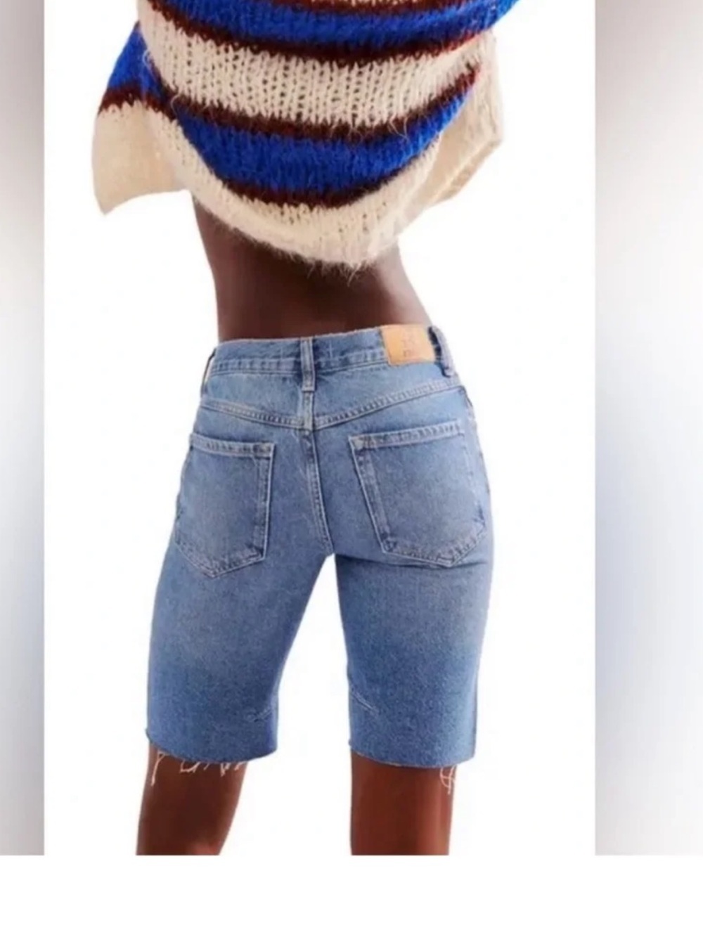 NWT Free People Ghost Town Long Shorts - Picture 3 of 7